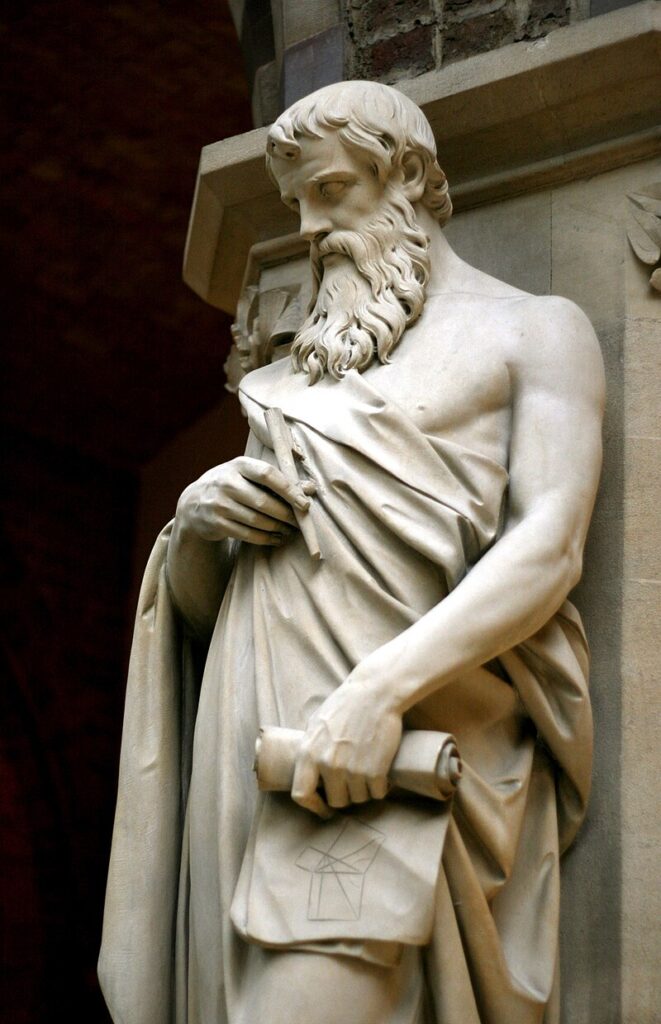Statua Euklidesa z Aleksandrii - Muzeum Historii Naturalnej Uniwersytetu w Oksfordzie Statua Euklidesa z Aleksandrii - Muzeum Historii
Naturalnej Uniwersytetu w Oksfordzie. Algorytm Euklidesa